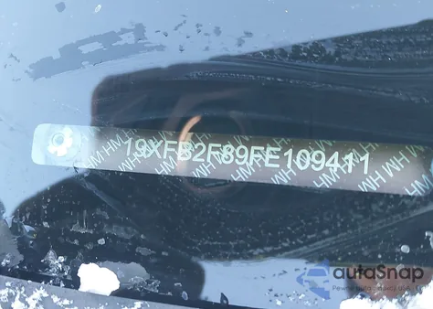 2015 Honda Civic Ex z USA, uszkodzony, nr VIN 19XFB2F89FE109411